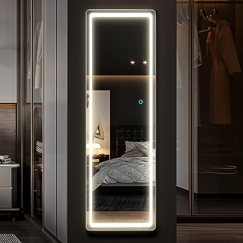 Full-Length Mirror with LED Lights