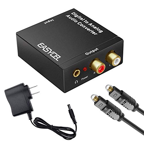 EASYCEL DAC Digital to Analog Converter with Optical Cable