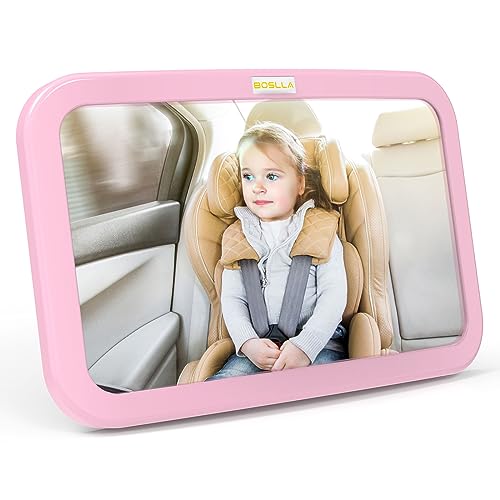 Wide Crystal Clear View Baby Car Mirror