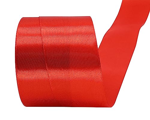 Red Satin Ribbon for Gift Wrapping