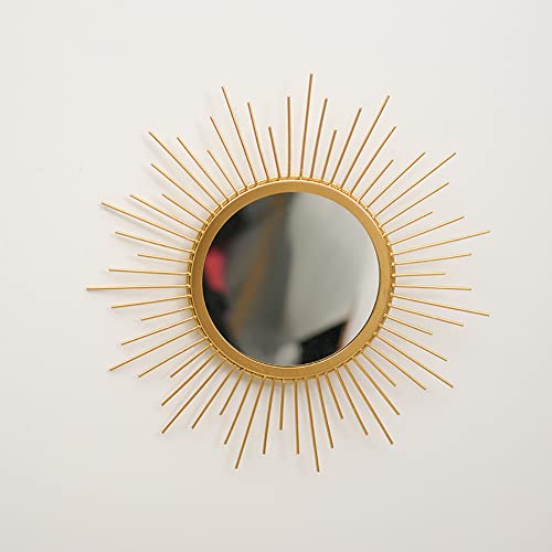 KKTAPOS Gold Sunburst Wall Mirror