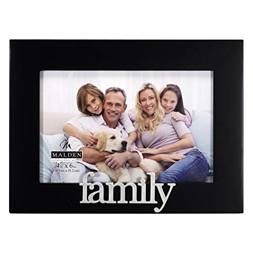 Malden Family Expressions Picture Frame, 4x6, Black