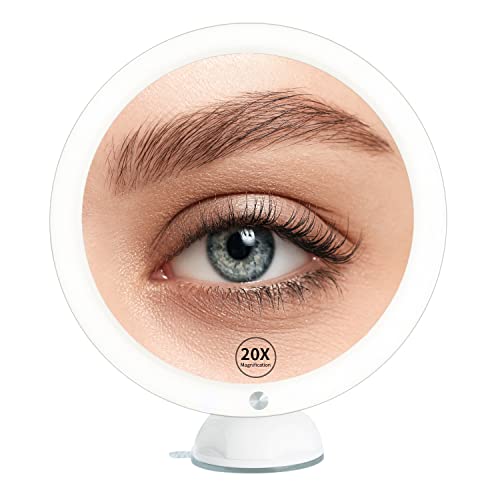 Beinocci 20x Magnifying Mirror with Light