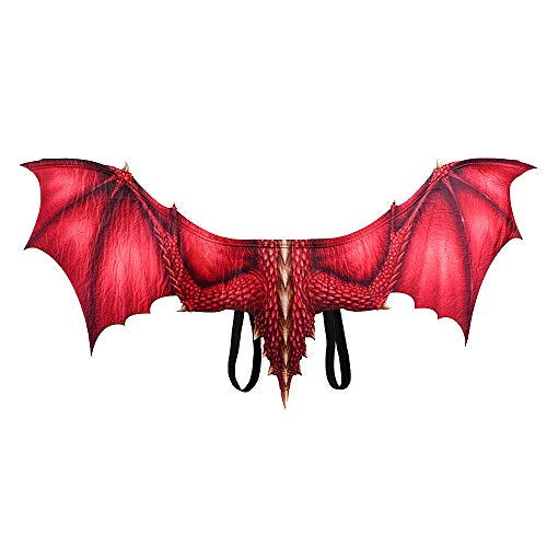 Adult Non-woven Dragon Wings Cosplay Props (Red)