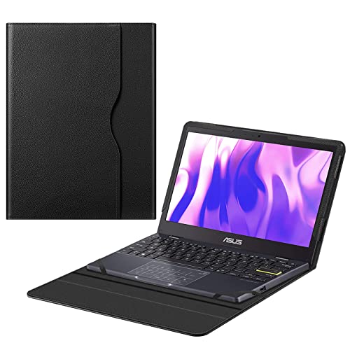 Fintie 11.6 Inch Laptop Sleeve Case - Premium PU Leather Portfolio Book Cover