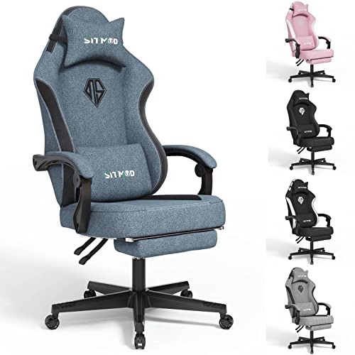SITMOD Gaming Chair with Footrest - Ergonomic Video Game Chair