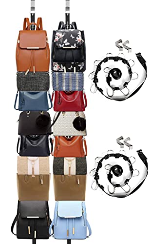 IZUS Bag Organizer - 20 Hooks for Handbags - 2Pcs