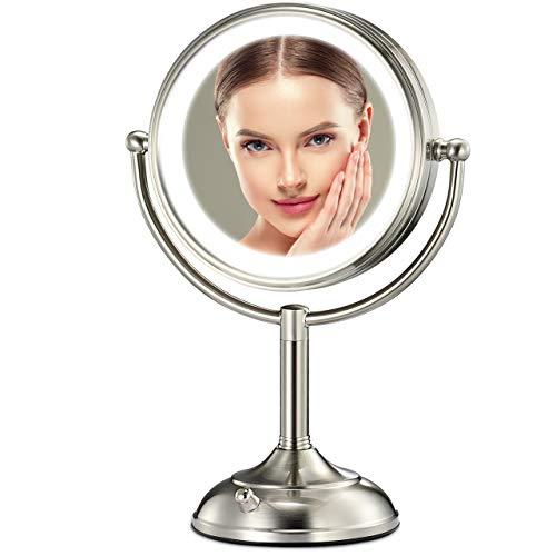 Large Lighted Makeup Mirror with 3 Color Lights