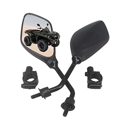 360 Degrees Ball-Type ATV Side Rearview Mirror