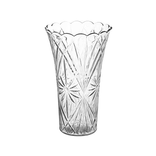 Non-Breakable Plastic Vase for Home or Wedding