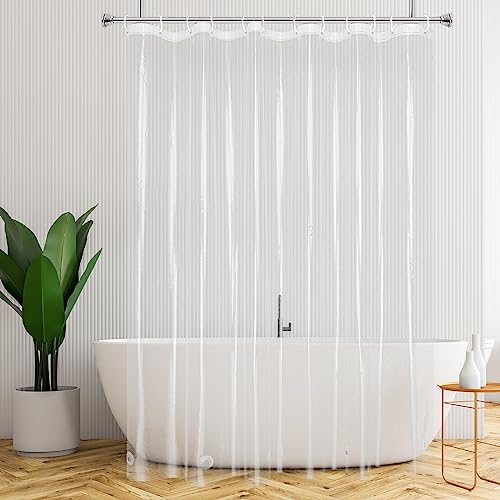 Clear Shower Curtain Liner, 72x84