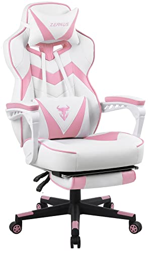 Zeanus Pink Gaming Chair: Comfortable and Stylish for Gaming and Work
