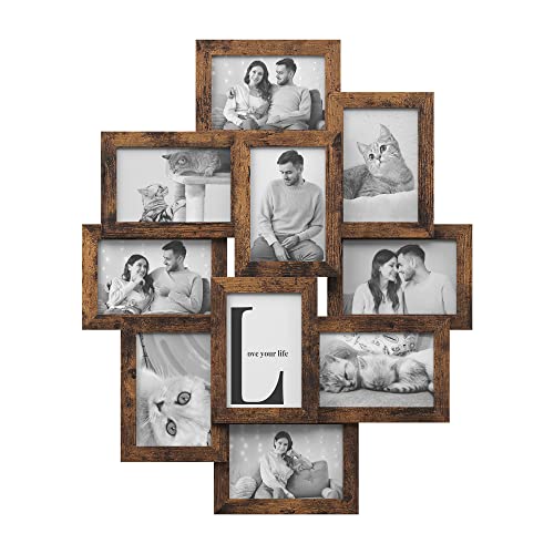 Rustic Brown Collage Picture Frames