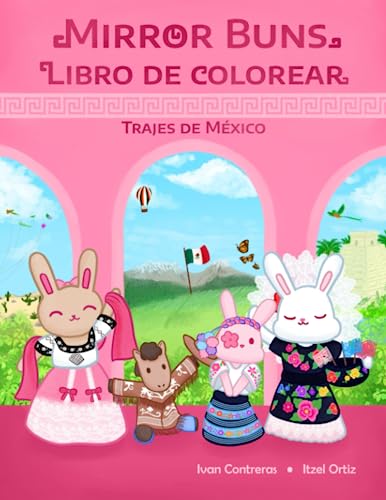 Coloring Book Mirror Buns Mexico Dresses