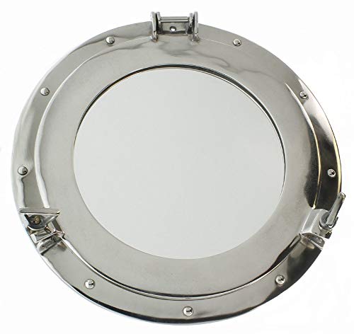 Nagina International Aluminum Porthole Mirror