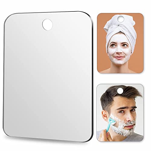 Fog-Free Shaving Mirror for Shower