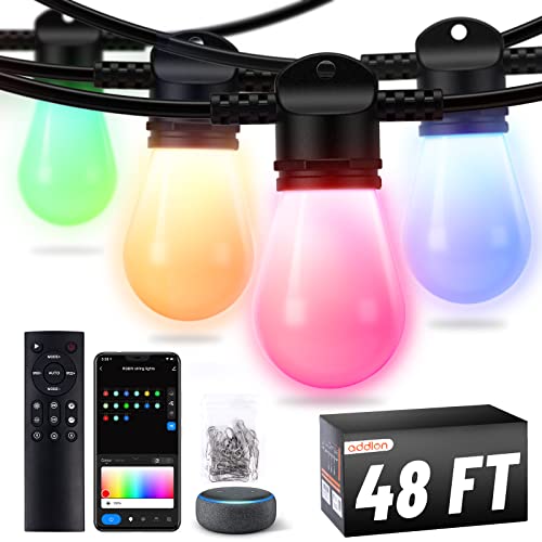 Smart RGB String Lights for Patio