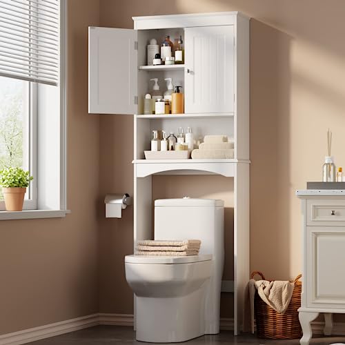 Gizoon Toilet Storage Cabinet with Adjustable Shelf