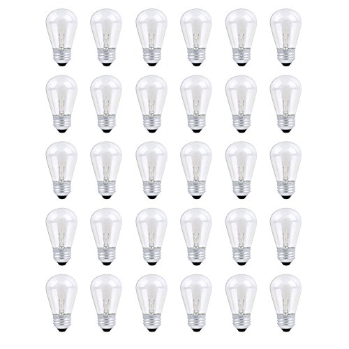 30 Pack S14 Outdoor String Light Bulbs
