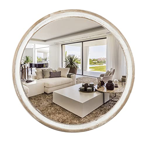 Reflinto Rustic Round Mirror 24