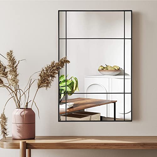 Black Rectangular Window Mirror
