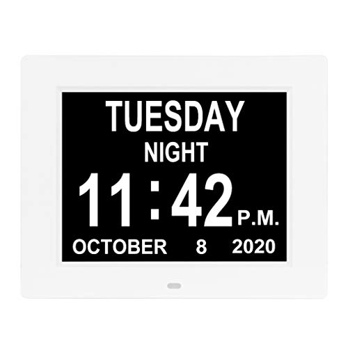 Jaihonda Digital Day Calendar Dementia Clock for Seniors