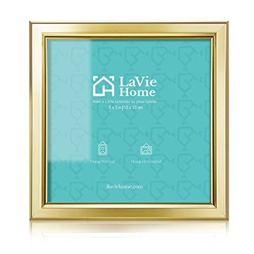 LaVie Home 5x5 Gold Picture Frames