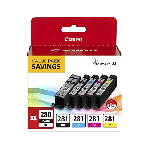 Canon PGI-280XL/CLI-281 5 Color Pack