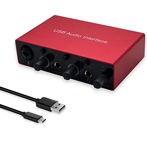 USB Audio Interface with Mic Preamplifier