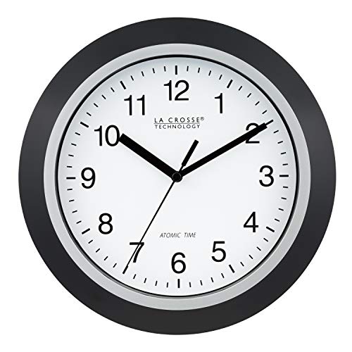 La Crosse Technology 10-Inch WWVB Analog Wall Clock