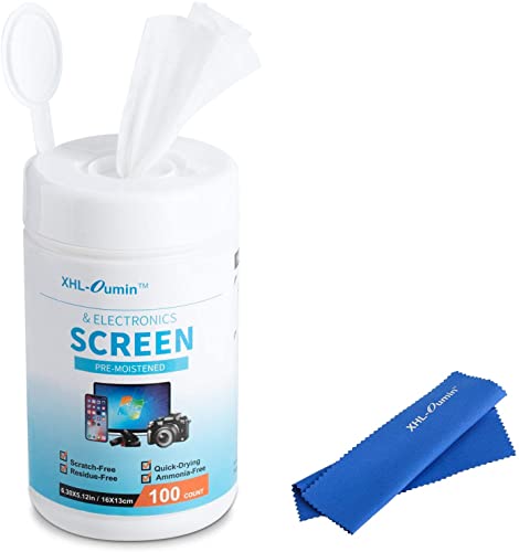Pre-Moistened Computer Screen Wipes for Electronics