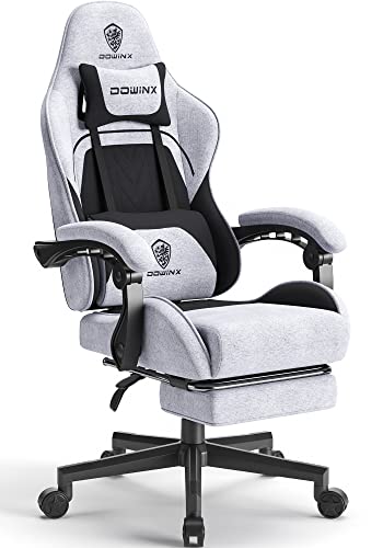Dowinx Gaming Chair Fabric with Pocket Spring Cushion