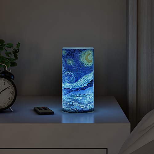 Van Gogh LED Starry Night Candle