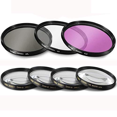 55mm 7PC Filter Set for Sony Alpha Cameras - Complete Lens Protection and Creative Photography