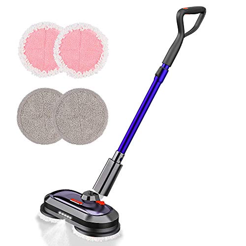 Cordless Electric Mop with LED Headlight and Sprayer