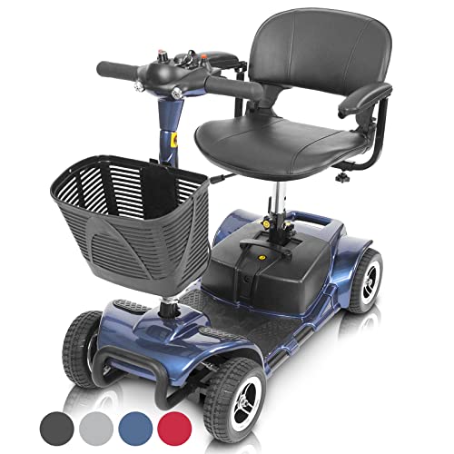 Vive 4 Wheel Mobility Scooter - Compact Electric Wheelchair Device