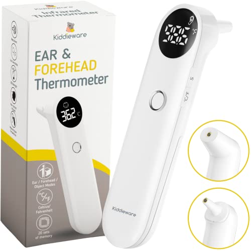 Baby Thermometer - Ear and Forehead Thermometer for Kids and Adults