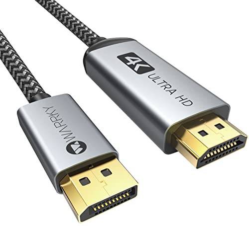 Warrky 4K DisplayPort to HDMI Cable Adapter