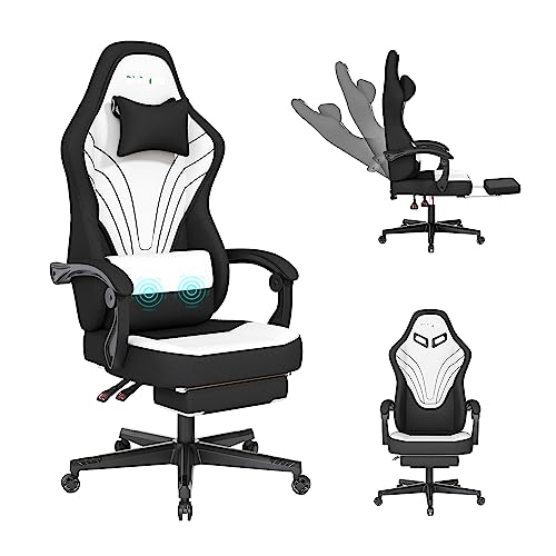 SITMOD Gaming Chair with Footrest and Lumbar Support
