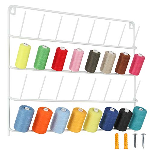 Metal Sewing Thread Holder with Hanging Tools