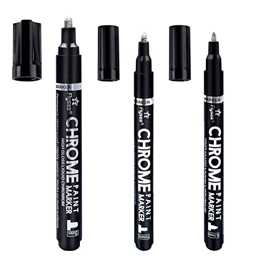 Reflective Mirror Liquid Chrome Paint Pens Set