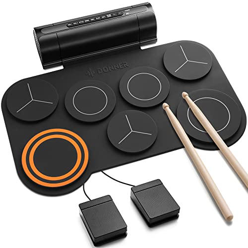 Donner Electronic Drum Set (DED-20) - Versatile and Affordable Drum Pad for Beginners and Advanced Drummers