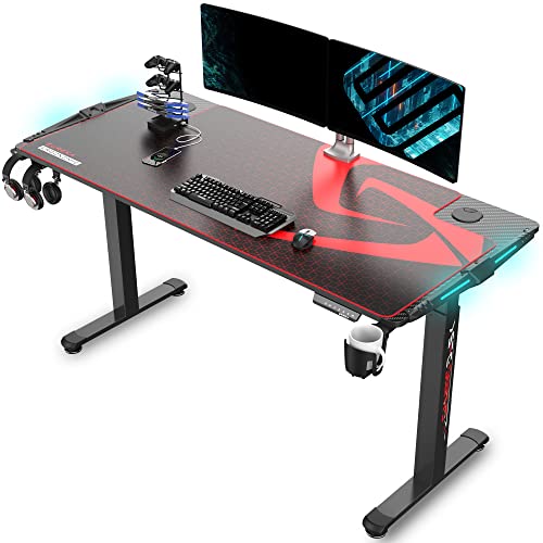 EUREKA ERGONOMIC Electric Height Adjustable Gaming Desk