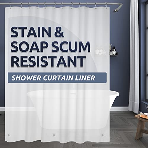 Titanker Shower Liner: Waterproof PEVA Curtain for Bathroom