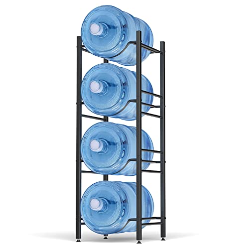Water Bottle Holder Stand with Storage - CANYAVE