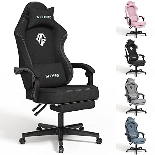SITMOD Gaming Chair - Ergonomic Video Game Chair with Footrest