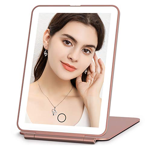 Portable Lighted Travel Makeup Mirror
