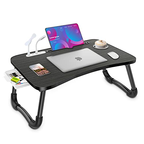 Foldable Laptop Table Tray with 4 USB Ports
