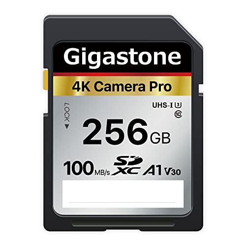 Gigastone 256GB SD Card: High-Speed Storage for 4K Ultra HD Videos