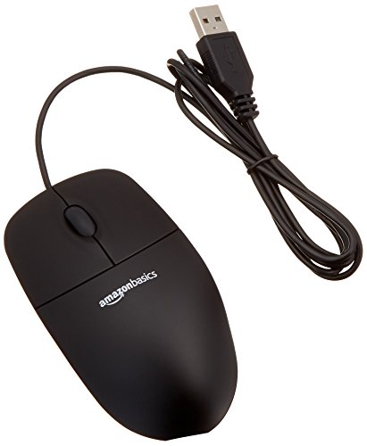Amazon Basics Wired USB Computer Mouse - Pack of 30